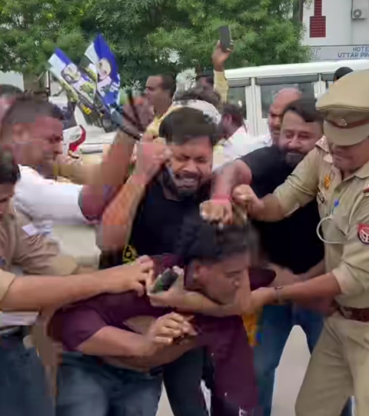 रायबरेली में स्वामी प्रसाद मौर्य पर हमला, समर्थकों ने युवक काे पीटा