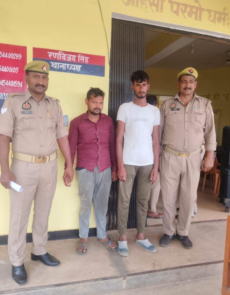 छह गोवंशों को बिहार ले जा रहे दो अंतरराज्यीय पशु तस्कर गिरफ्तार