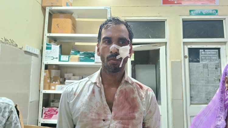 शराबी पत्नी ने पति पर किया चाकू से हमला, घायल