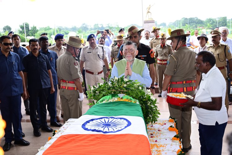 झारखंड के राज्यपाल ने दिवंगत रामदास सोरेन को दी श्रद्धांजलि