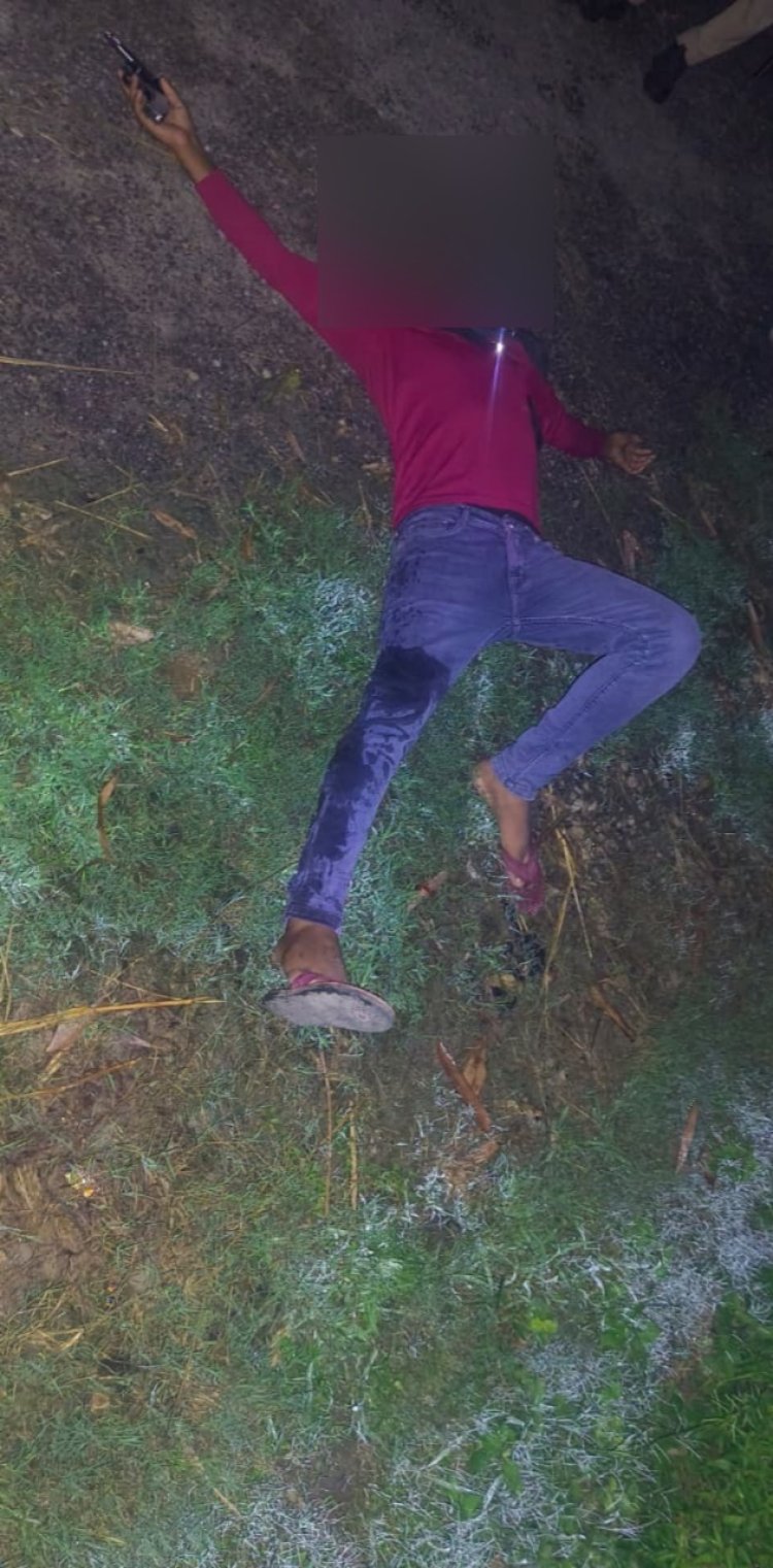 प्रयागराज:मुठभेड़ में गोली लगने से बदमाश घायल, लूट के जेवरात बरामद