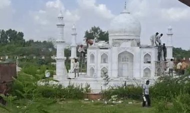 अजमेर में सेवन वंडर्स ध्वस्तीकरण का चौथा दिन, ताजमहल-एफिल टावर हटाने की कार्रवाई जारी