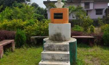 अंबेडकर प्रतिमा खिसकने पर फैली अफवाह, पुलिस की तत्परता से शांत हुआ माहौल