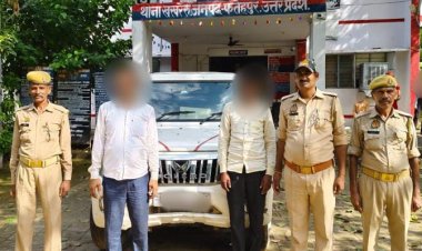 पुलिस ने दाे शातिर चाेराें काे गिरफ्तार कर भेजा जेल