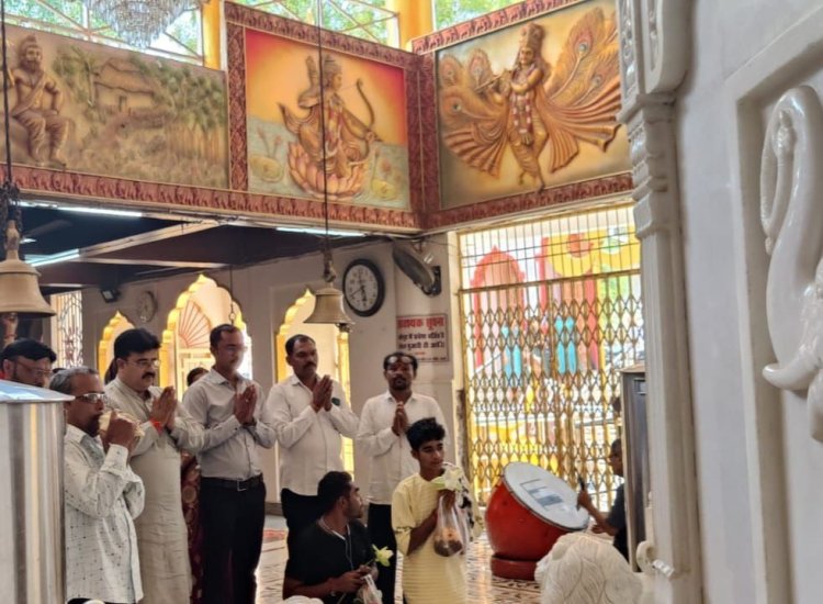 चंद्र ग्रहण के सूतक काल से पहले मां विंध्यवासिनी में हुई विशेष पूजा-अर्चना