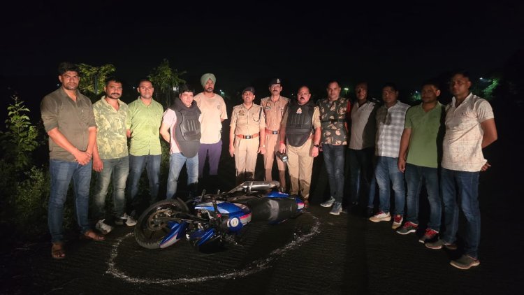 प्रयागराज: मुठभेड़ में दो बदमाश गिरफतार