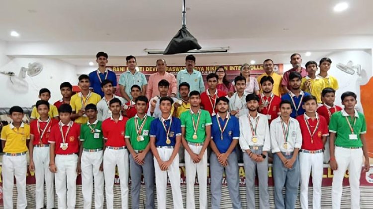 रानी रेवती देवी के खिलाड़ी छात्रों ने क्षेत्रीय बास्केटबॉल प्रतियोगिता में परचम लहराया