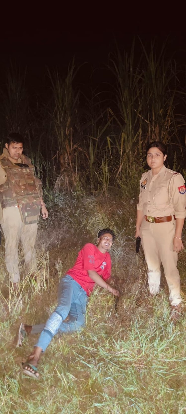 25 हजार का इनामिया औरंगजेब मुठभेड़ में घायल