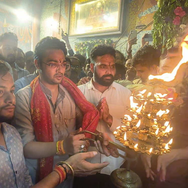 विश्व हिंदू परिषद, बजरंग दल ने पंचम नवरात्र पर की सामूहिक महाआरती