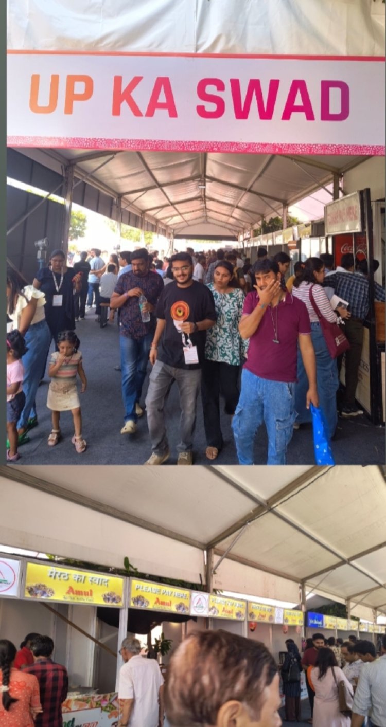 सिर चढ़कर बोल रहा है यूपी के व्यंजनों का स्वाद, ट्रेड शो में आने वाला हर कोई हुआ दीवाना