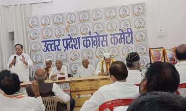 कांग्रेस कार्यालय में मनायी गयी गांधी और शास्त्री की जयंती