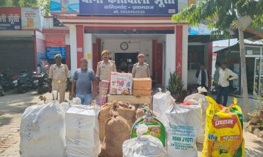 अवैध आतिशबाजी/पटाखा का विक्रय व भण्डारण करने वाला 1 अभियुक्त थाना झूंसी पुलिस टीम द्वारा गिरफ्तार