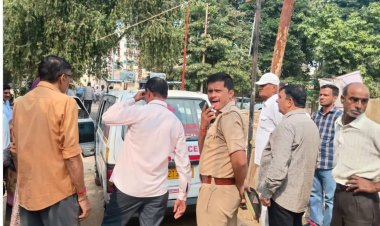 टैंकर से कुचलकर वृद्धा की मौत, चालक हिरासत में