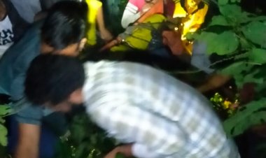 बारातियों की कार खाई में गिरी,तीनकी मौत, दो घायल