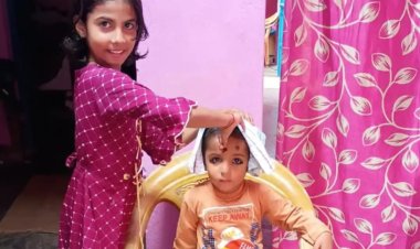 बहनों ने तिलक लगा कर भाइयाें की लंबी उम्र व सुख समृद्धि की कामना की