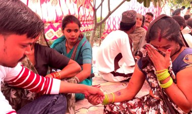 जेल मे बंद भाइयों का बहनों ने किया टीका