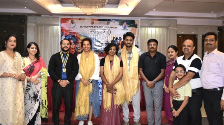 रोटरी प्लैटिनम के सदस्यों ने सीखा तनाव मुक्ति व सकारात्मक जीवन की कला