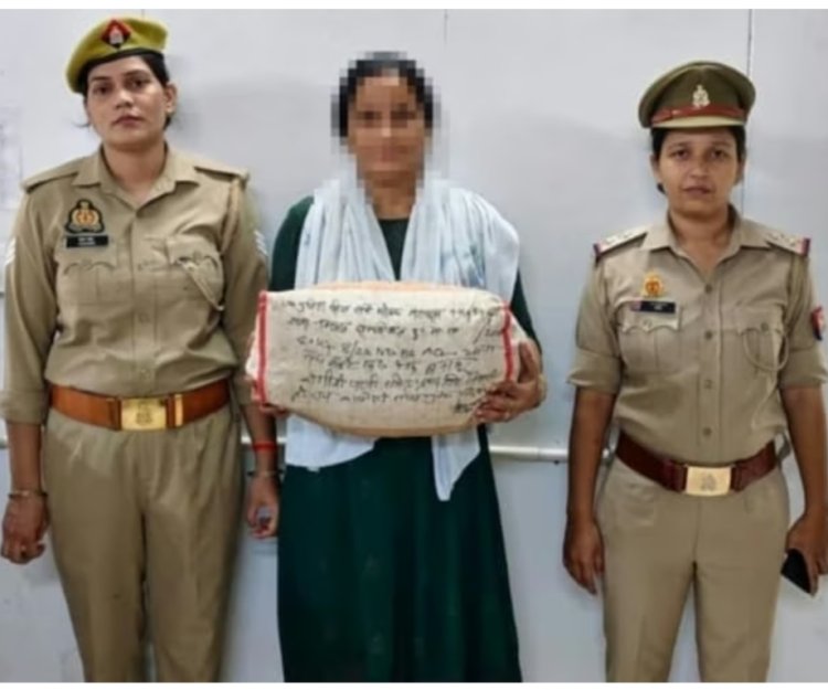 अवैध रूप से गांजा बेच रही महिला तस्कर गिरफ्तार