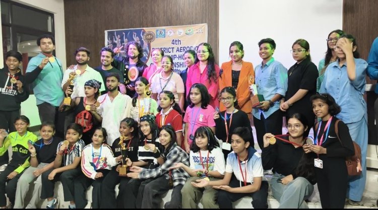 स्पोर्ट्स एरोविकस व्यक्तिगत में केपीएस की इनाया प्रथम