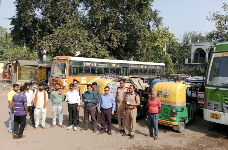 परिवहन विभाग ने 57 वाहन किए सीज, 10 लाख से अधिक जुर्माना लगाया