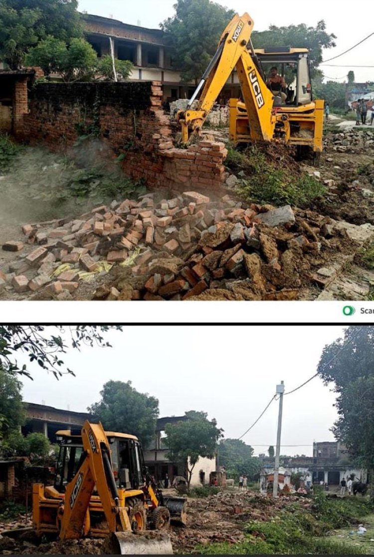 प्रयागराज के समस्त तहसीलों में 24 स्थानों से हटाया गया अवैध अतिक्रमण