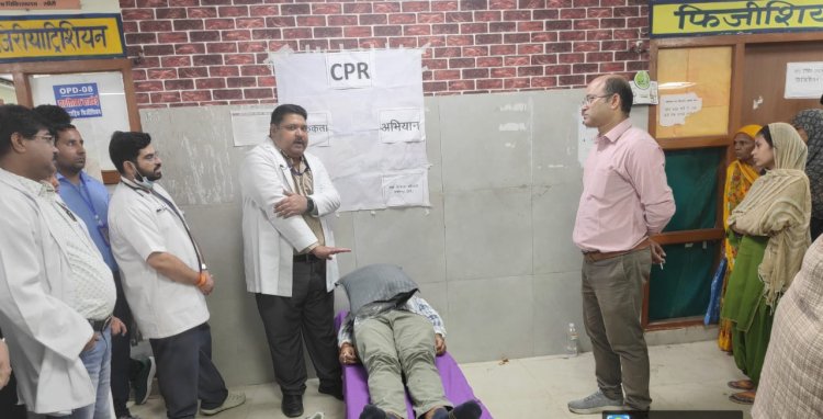 सीपीआर तकनीक से बचाई जा सकती हैं जिंदगियां : डॉ रोहित पाठक