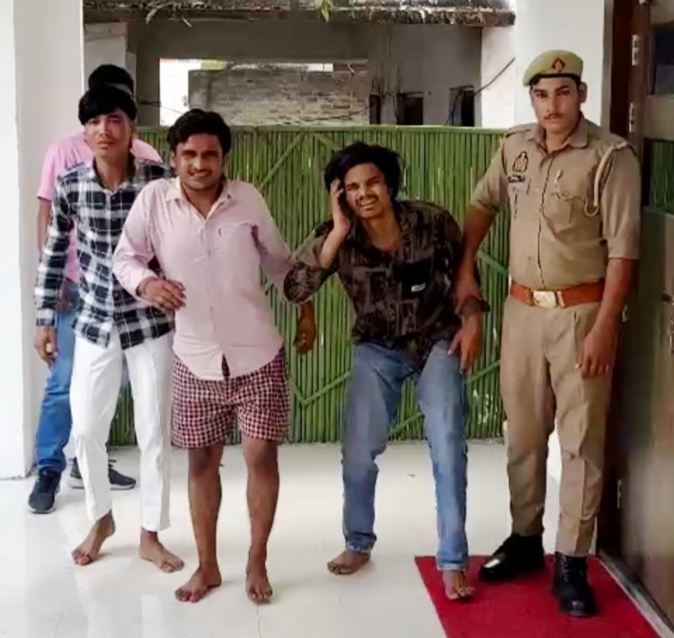 महिला से मंगलसूत्र छीनने वाले तीन आराेपित गिरफ्तार