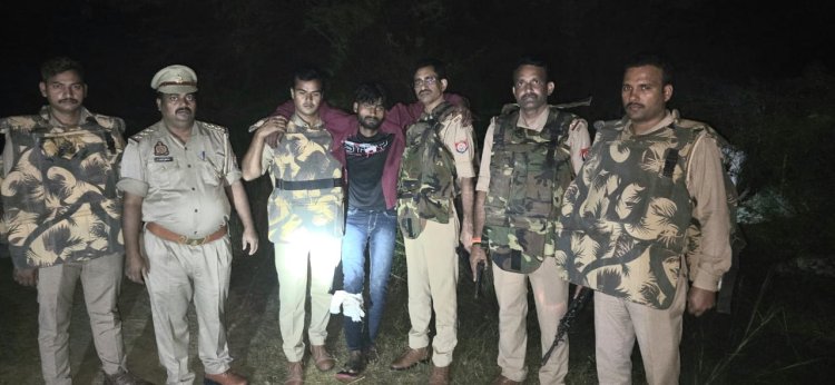 पांच साल की बच्ची से दुष्कर्म का आरोपित मुठभेड़ में गिरफ्तार