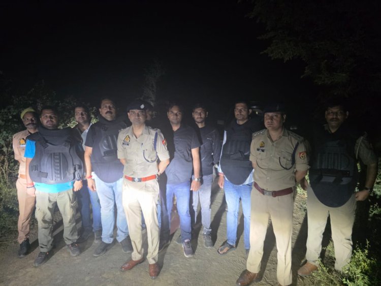 #Prayagraj में बड़ा एनकाउंटर I  25,000 का इनामी बदमाश अली गोली लगने से घायल, पुलिसकर्मी भी जख्मी