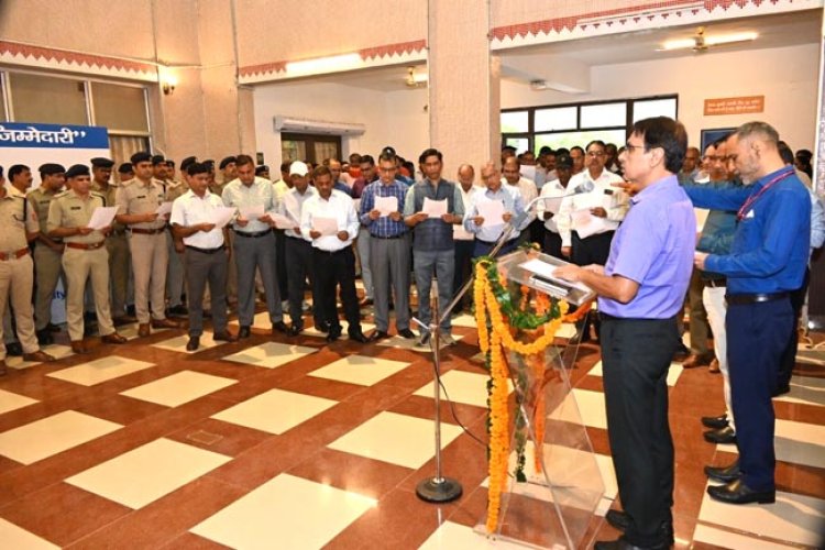 उत्तर मध्य रेलवे में सतर्कता जागरूकता सप्ताह का हुआ शुभारम्भ