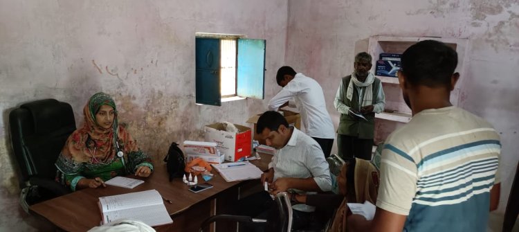 सरसौल ब्लॉक में 56 रोगियों को दवाएं वितरित