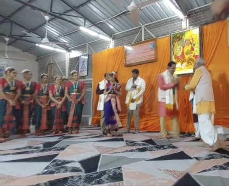 राम जन्मभूमि परिसर में चौपाइयों पर प्रसंग आधारित हुआ नृत्य