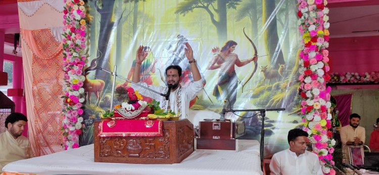 श्रीराम-जानकी विवाह प्रसंग सुनकर भावविभोर हुए श्रद्धालु