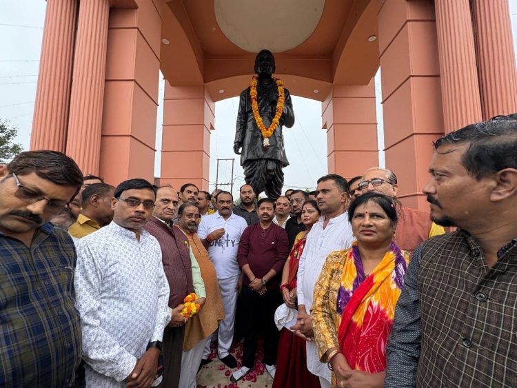 देश की एकता अखंडता व राष्ट्र निर्माण के शिल्पकार थे लौह पुरुष सरदार पटेल: नंद गोपाल गुप्ता नंदी