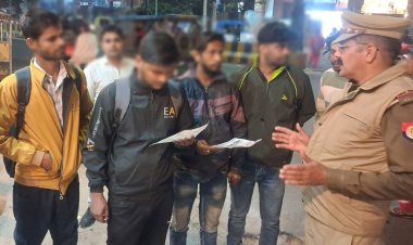 यातायात नियमों के उल्लंघन पर कुल 1022 वाहनों का चालान