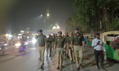 डीआईजी ने किया शहर का पैदल निरीक्षण, जाम को लेकर दिए कड़े निर्देश