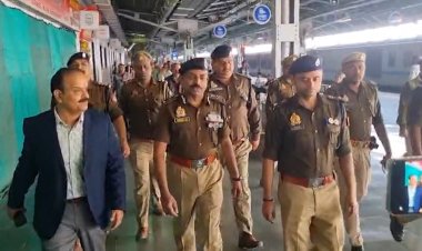 माघ मेला 2026: श्रद्धालुओं की सुरक्षित यात्रा के लिए रेलवे पुलिस ने कसी कमर, एडीजी ने किया निरीक्षण