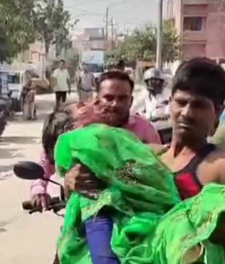 औरैया में खेत की मेड़ के विवाद में महिला पर फावड़े से हमला, नाक कटी, दो आरोपित गिरफ्तार