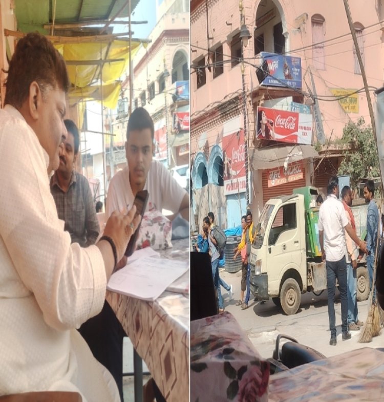 श्रीकाशी विश्वनाथ मंदिर से जुड़ी सड़कों, गलियों में नगर निगम ने चलाया स्वच्छता अभियान