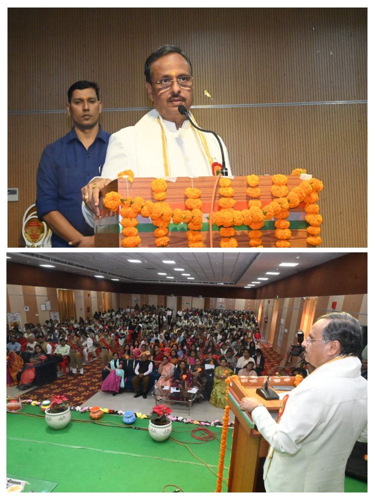 ‘उन्मेष 2025’ का भव्य समापन, डॉ. दिनेश शर्मा बोले—“बेटियां भारत की शक्ति हैं”