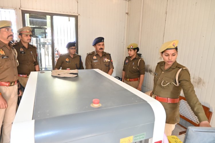 जिला एवं सत्र न्यायालय की सुरक्षा बढ़ी , एसपी ने मुआयना कर लिया जायजा