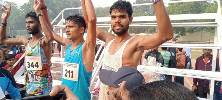 40वी इंदिरा मैराथन में प्रदीप सिंह चौहान व रीनू ने प्रथम स्थान पर  मारी बाजी
