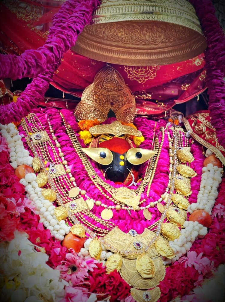 विंध्यवासिनी मंदिर में दानपात्र का ताला तोड़कर चोरी का प्रयास  - एक संदिग्ध हिरासत में