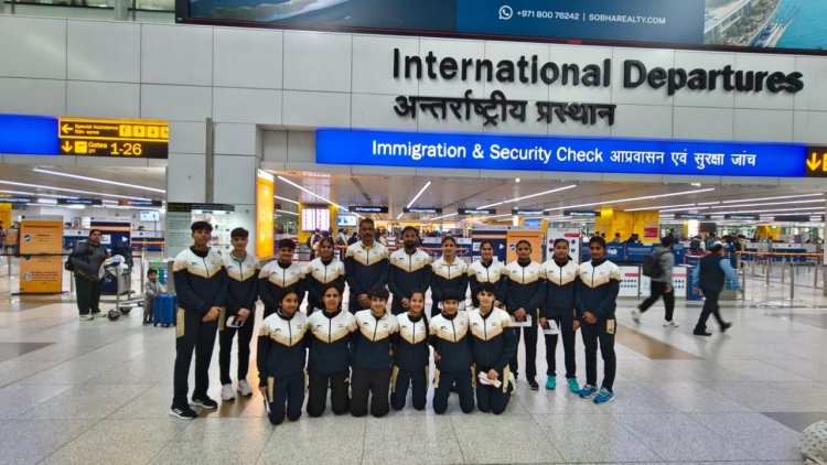 थाईलैंड में जूनियर महिला हैंडबॉल प्रतियोगिता में भाग लेने भारतीय टीम रवाना, काशी की बेटी सुमन यादव भी शामिल