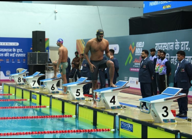 खेलो इंडिया यूनिवर्सिटी गेम्स के बाद तैराक श्रीहरि नटराज की नजरें 2026 एशियन गेम्स पर