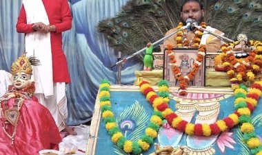 लखनऊ में नंद महोत्सव और गिरिराज पूजा का उल्लास, भक्त झूमे, छप्पन भोग अर्पित