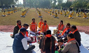 ‘नो नशा नेशन’ अभियान के तहत डीएवी पुलिस स्कूल ने किया 100 कुण्डीय दिव्य यज्ञ