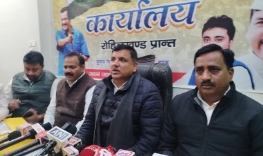 यूपी में करोड़ों वोटों की डकैती की साजिश : संजय सिंह