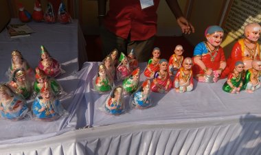 काशी तमिल संगमम् 4.0: तमिल थंजावुर की पारंपरिक ‘थलैयाट्टी बोम्मई’ कला लोगों को भा रही