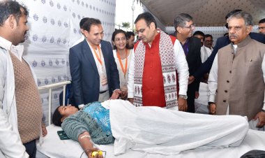 मुख्यमंत्री आयुष्मान आरोग्य रक्तदान शिविर में 44 हजार 705 लोगों ने किया रक्तदान
